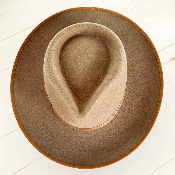 Gigi Pip Monroe Rancher Fedora Hat - Brown, Size 59 M/L - Like New ($146 Retail) - Picture 3 of 6